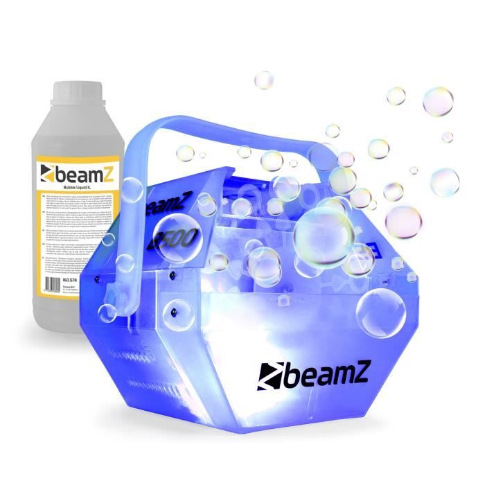 Beamz B500LED Bubble Machine Set Machine à bulles de savon + 1 litre