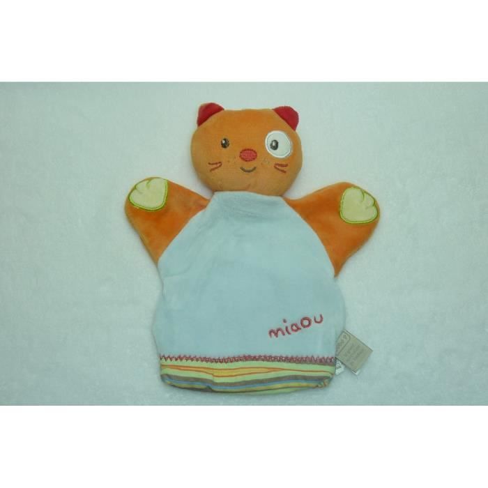 Doudou Chat Marionnette Comme Neuf Bebe9 Cdiscount Puericulture Eveil Bebe