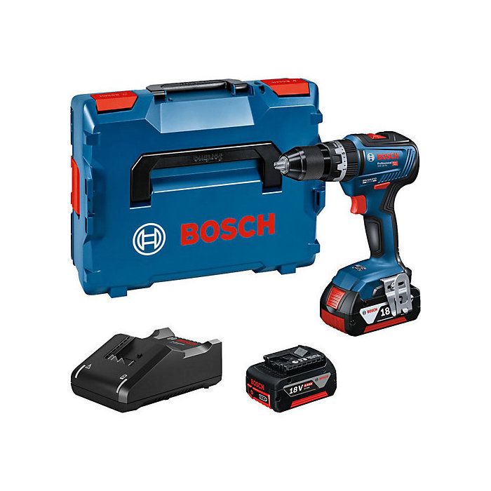 Perceuse visseuse GSR 18V 55 + 2 x 4.0Ah BOSCH 06019H5300 - vue 2