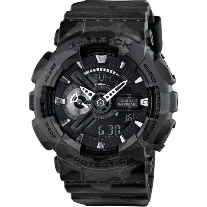 Montre Casio G-Shock GA-700BP-1ADR Homme - Sport Analogique, Bracelet Résine Noir