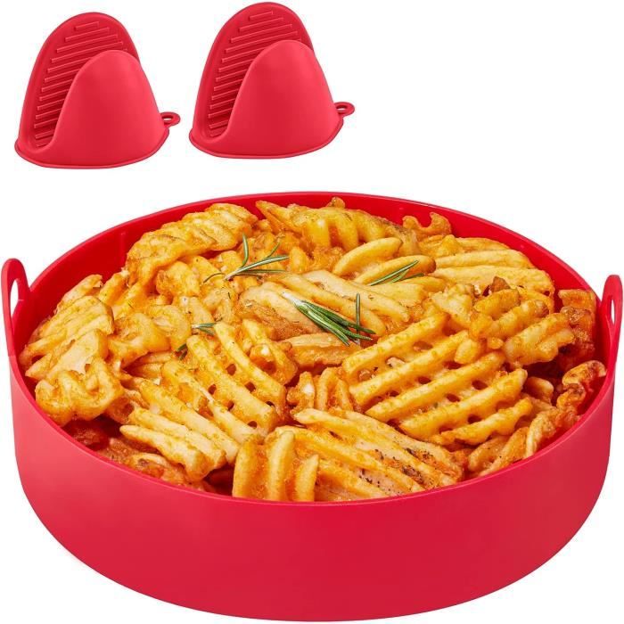 Gants Silicone Mini WAFE Pour Friteuse Air - 2 Gants Résistants Chaleur, Four, Barbecue