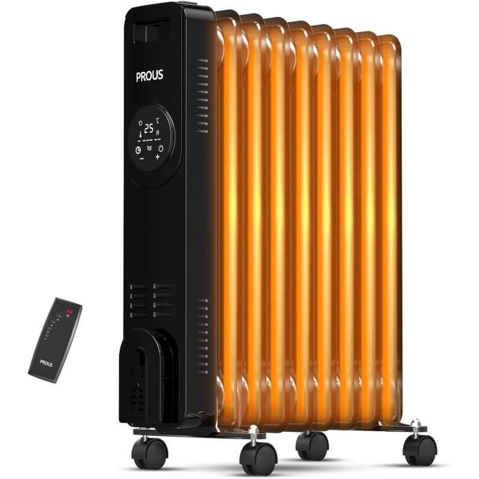 Chauffage électrique Sur Pied Aigostar - 2000W PTC, Oscillation 70°, écran Tactile, Télécommande, Minuterie 24h - Blanc - 3