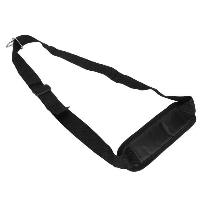 Sangle Harnais Débroussailleuse Fdit - Nylon Réglable - Crochet Rapide - Pour Tondeuse Et Scie à Chaîne - Noir