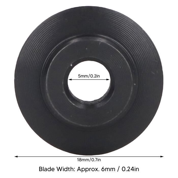 10 Lames De Coupe-tube Acier Manganèse - 18 Mm Extérieur, 5 Mm Intérieur, 3,8 Mm épaisseur - Pour Cuivre, Laiton, Aluminium, Plastique