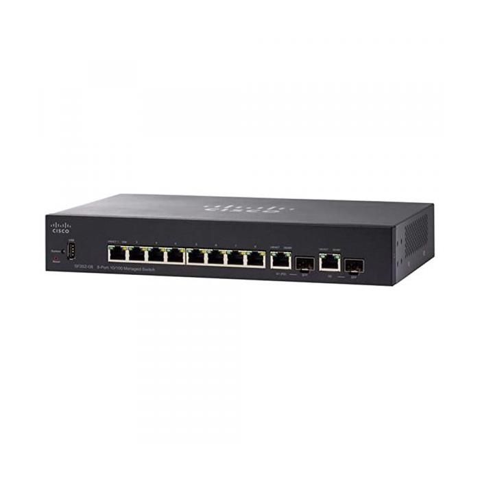Cisco SF352-08MP - Switch Fast Ethernet manageable Small Business 8 ports 10/100 PoE+ 2 ports combo Gigabit Ethernet / SFP ( Reconditionné - Cisco Systems reconditionné disponible sur Cdiscount Seconde Vie