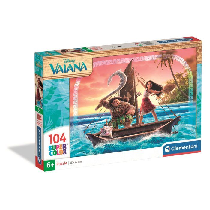Clementoni - Vaina - Puzzles 104 Pièces Super - Puzzle enfant - Dès 6 ans - 38x27cm