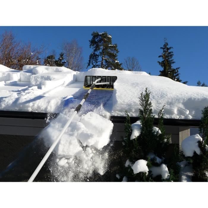 Pelle à neige réglable SURENHAP - Grande capacité - Poignée en forme de D  en alliage d'aluminium - Blanc - Cdiscount Jardin