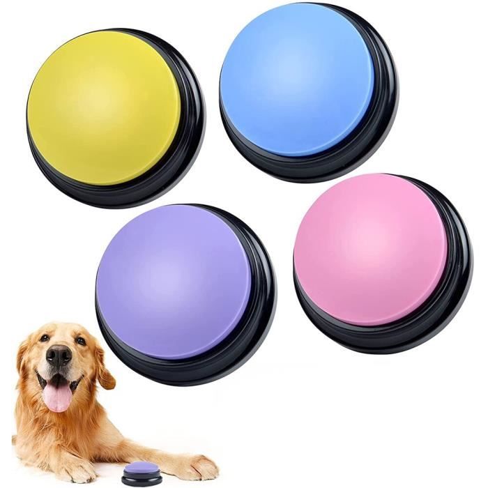 4Pcs Recordable Dog Buttons for Communication,Pet Training