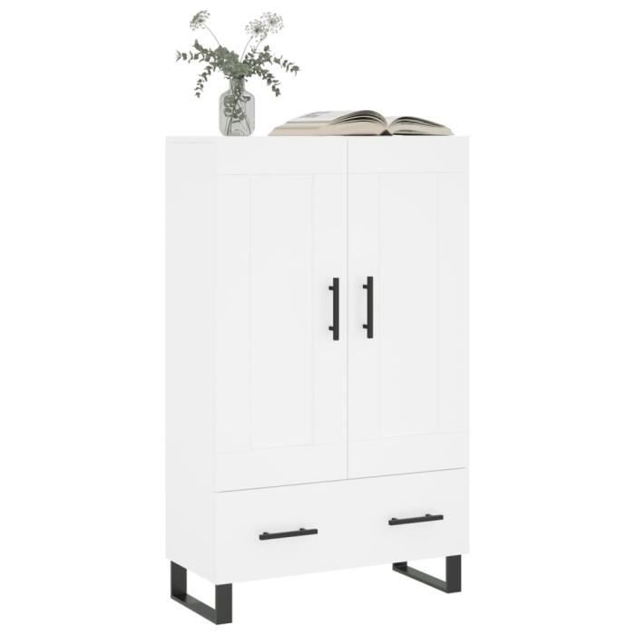 Buffet haut - CUQUE - A830348 - Bois dingénierie - Métal - 69 5x31x115 cm