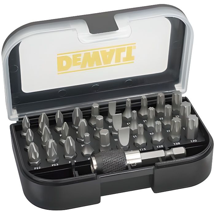 DeWALT Coffret d/'embouts de vissage 31 pièces Profi DT7944