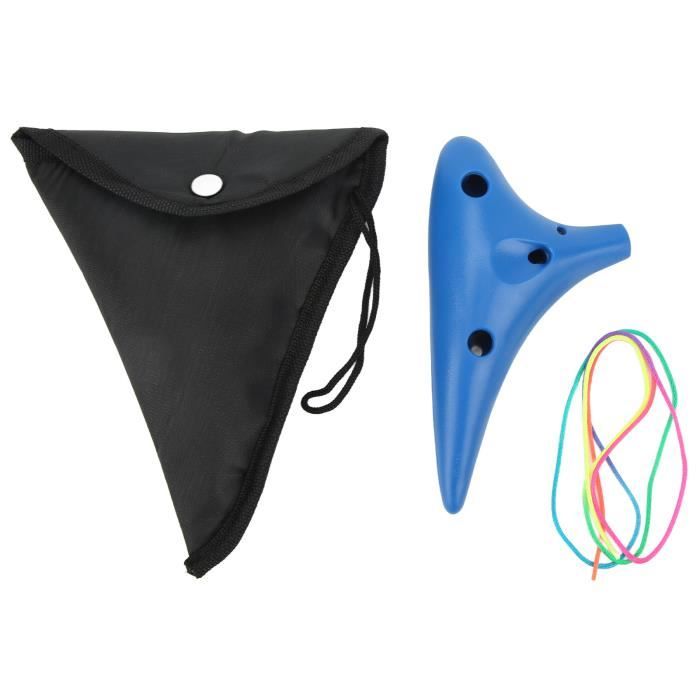 Ocarina Double 16 Trous En Terre Cuite - Ton Alto C (AC), 17 Degrés, Pour Débutants Et Professionnels - 9