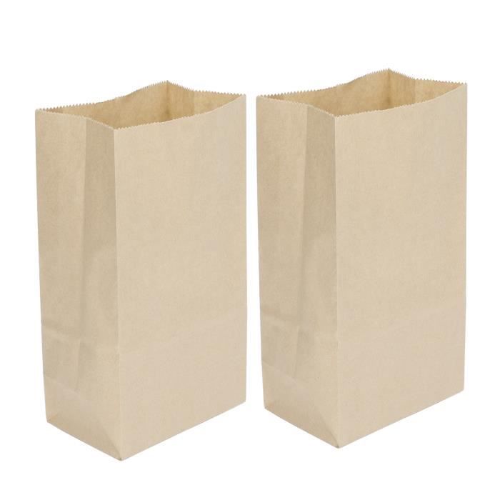 EJ.life sac en papier alimentaire Lot de 100 sacs en papier kraft de