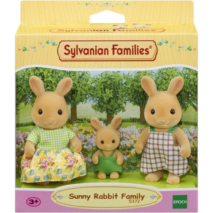 SYLVANIAN FAMILIES 5372 La Famille Lapin Caramel - Les familles - Cdiscount  Jeux - Jouets