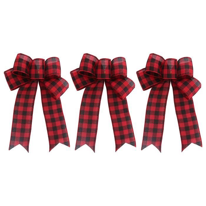 Nœud de décoration de noël, couronne de noël, décoration intérieure