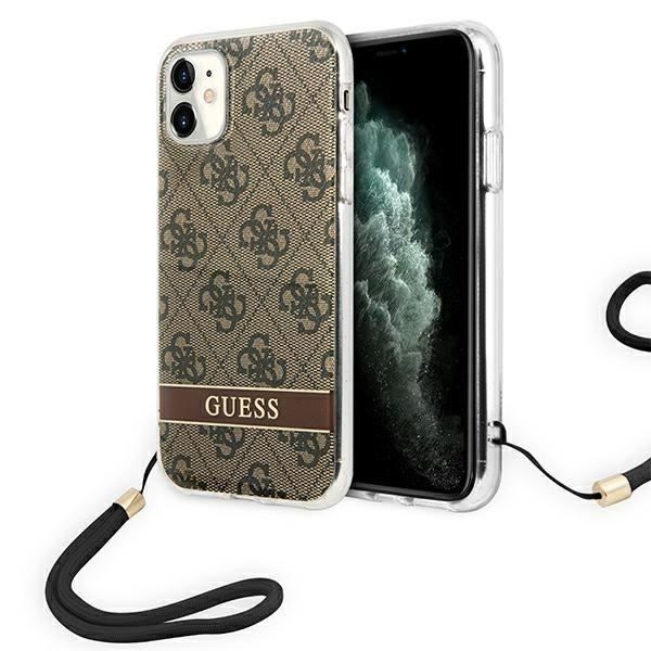 Coque Guess 4G Print Souple iPhone 11
