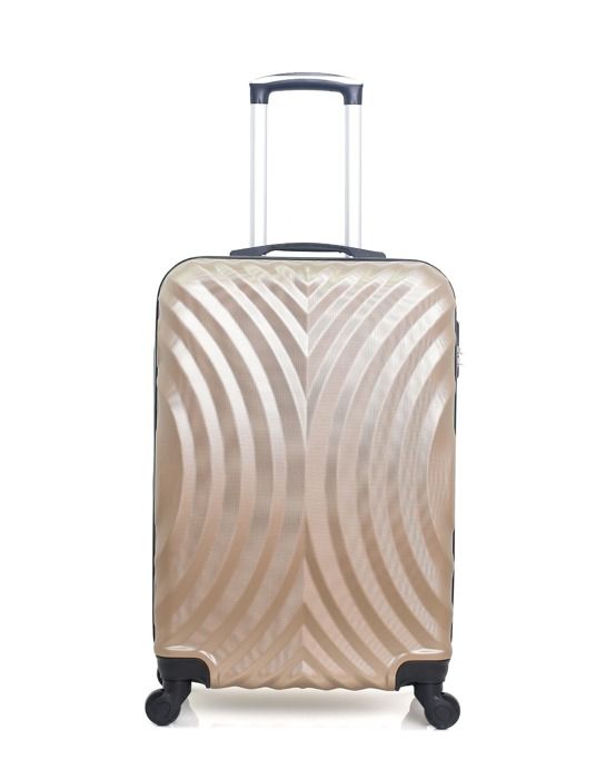 HERO - Valise Weekend ABS LAGOS-A 60 cm 4 Roues - BEIGE