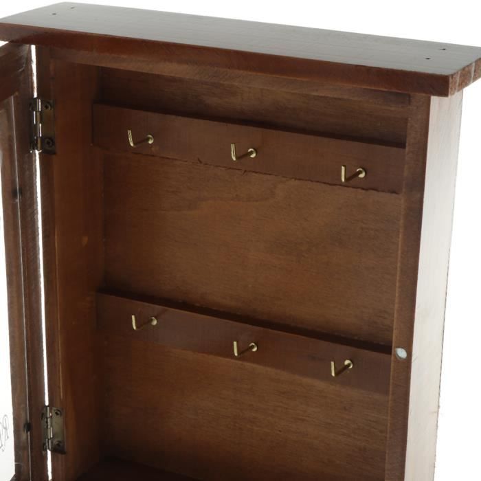 ARMOIRE A CLE - BOITE A CLE 1 x boîte à clés en bois - Cdiscount Maison