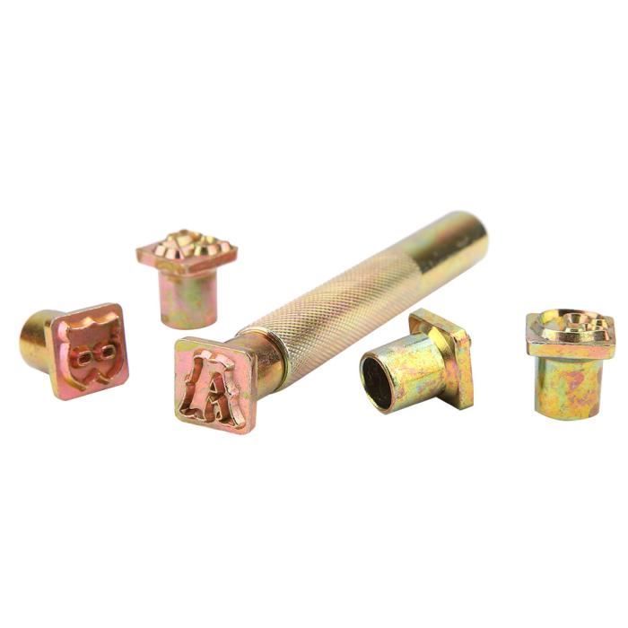 Jeu De 8 Poinçons En Laiton Premium - Poinçons à Main Professionnels Pour Mécanique Précise - MaxoPro