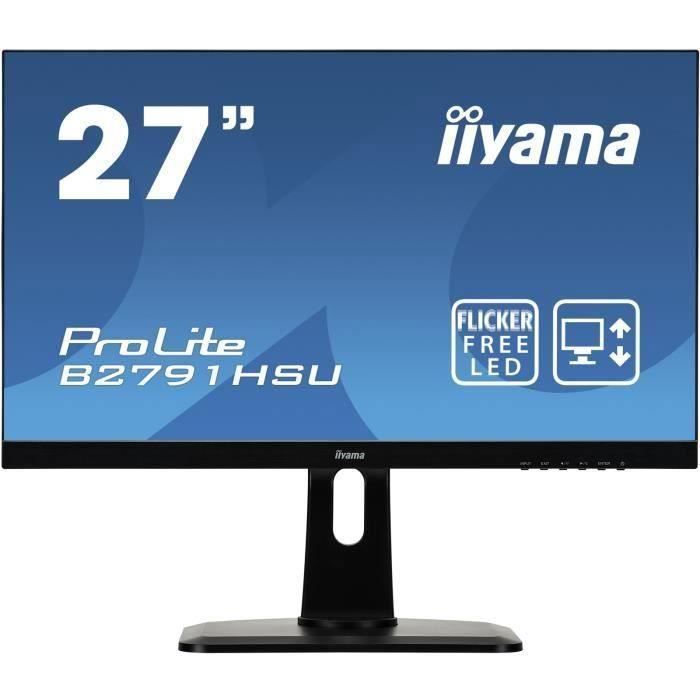Vente Ecran PC Ecran PC - IIYAMA ProLite B2791HSU-B1 - 27" FHD - Dalle TN - 1ms - 75Hz - VGA/DisplayPort/HDMI pas cher Vente Ecran PC Ecran PC - IIYAMA ProLite B2791HSU-B1 - 27" FHD - Dalle TN - 1ms - 75Hz - VGA/DisplayPort/HDMI pas cher
