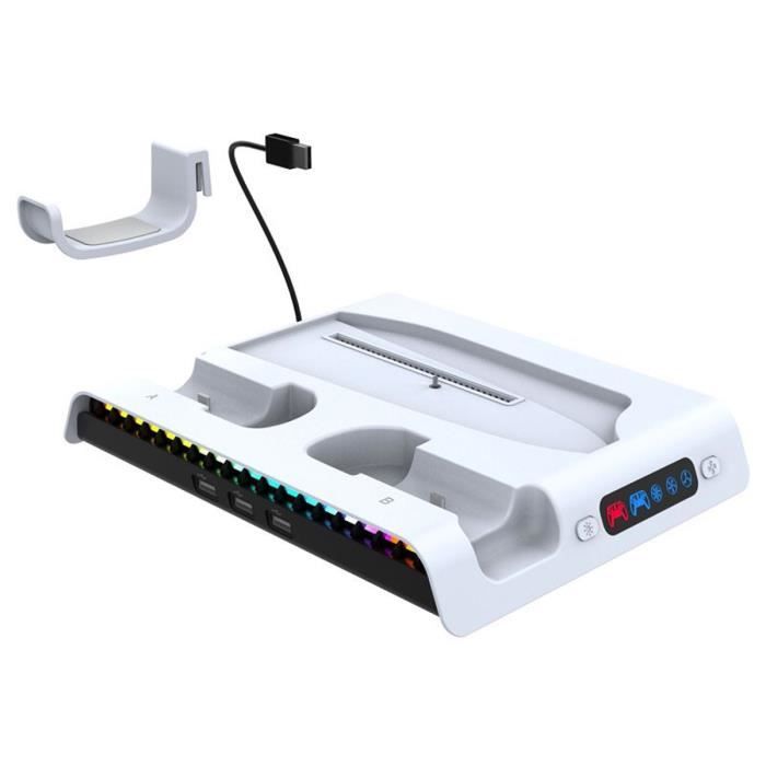 Support de Charge Multifonction - IPEGA - PG-P5S006 - Blanc - Ventilateur de Refroidissement - RVB