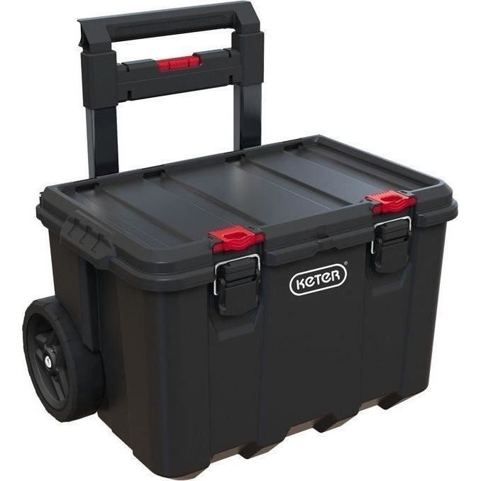 Chariot à outils - Keter - Qbrick System TWO - 38 x 53 x 69 cm - Plastique - Blanc