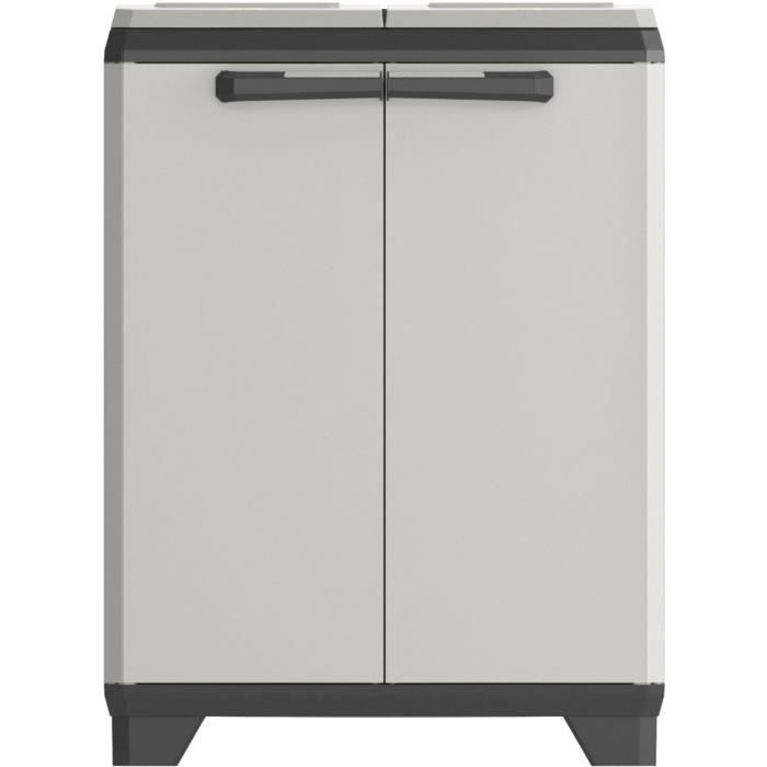 Keter Armoire de recyclage gris et noir 445043 Cdiscount Maison