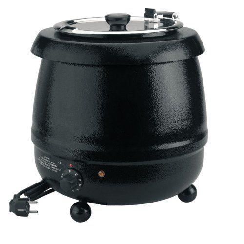 lacor - 69037 - marmite à potage noir - 10 litres