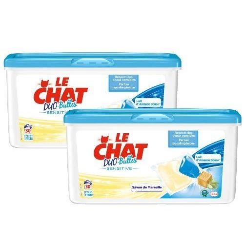 Le Chat Bulles Sensitive Duo Concentrées Boîte De 30