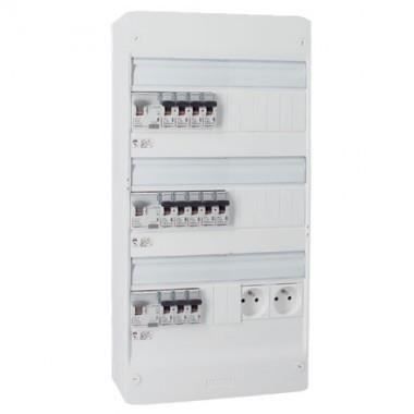 Schneider Electric SC5R9H13403D3 Coffret /électrique /à /équiper 3 rang/ées de 13 modules Blanc