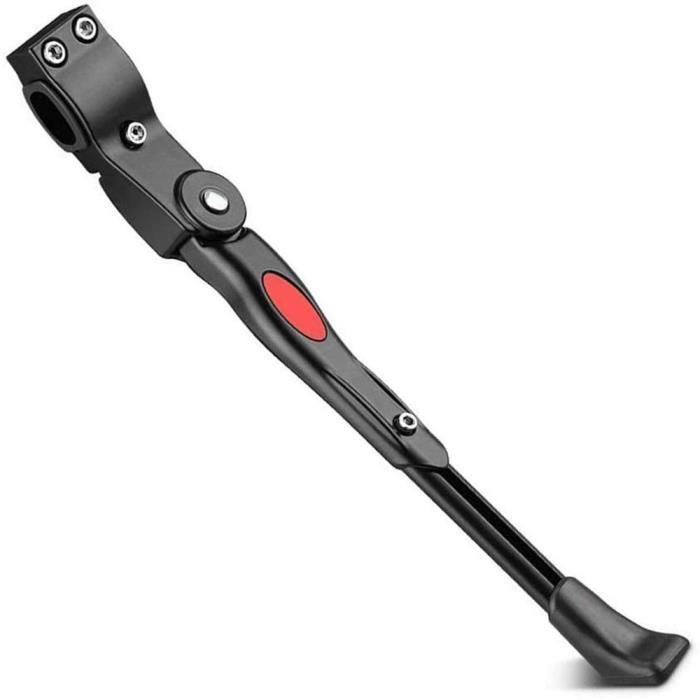 Béquille Vélo Réglable Oderra Alliage Aluminium - Pieds Antidérapants Caoutchouc - Pour VTT BMX 24" 26" 27" 700C