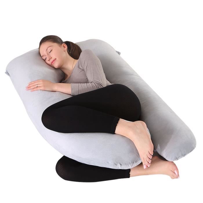 Coussin de Grossesse pour dormir, Coussin d'allaitement,Grand Coussin ...