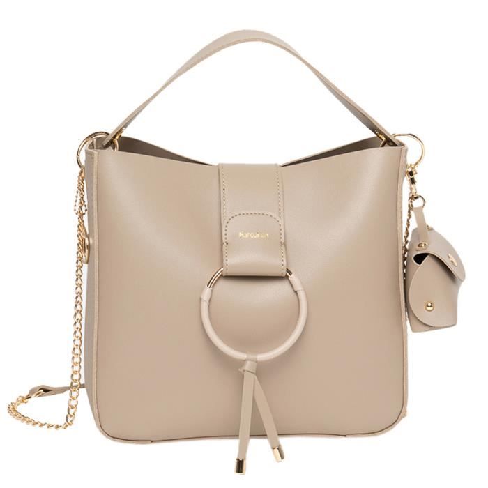 Sac à Main Taupe Femme Manoukian Theo sb