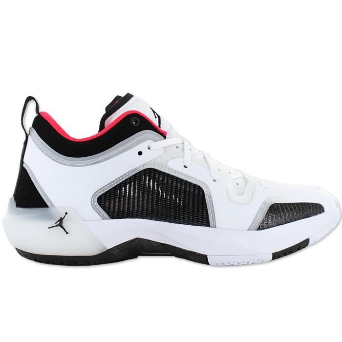 air jordan 37 xxxvii low - hommes sneakers baskets chaussures de basketball blanc-noir dq4122-100