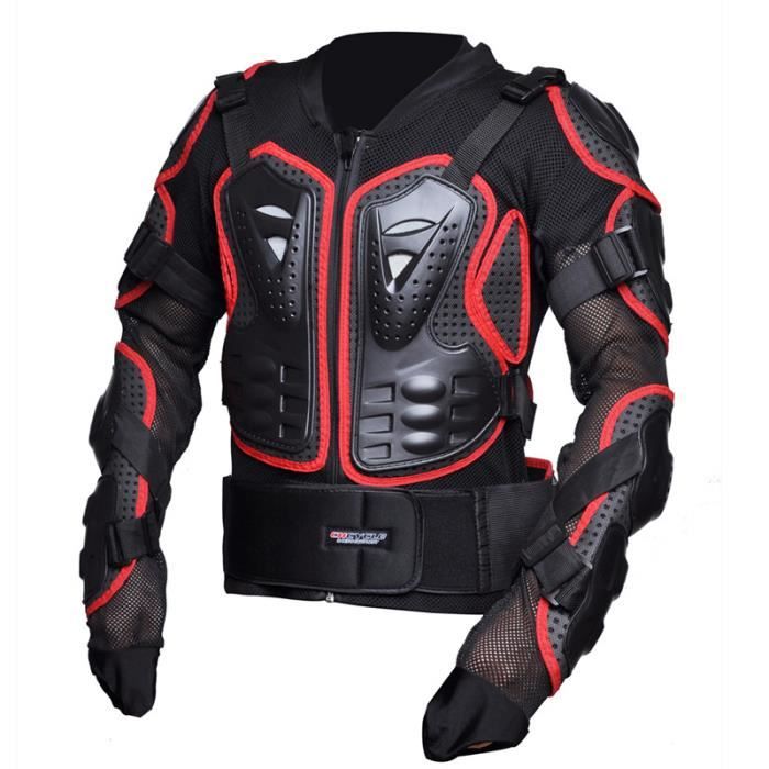 Gute Veste de protection pour moto avec armure complète, veste de protection motocross, protection complète pour motocross, sport, MTB, course et hors route, protection thoracique pour homme pour vélo