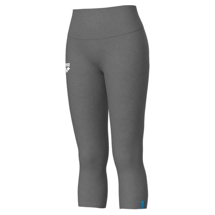 Legging femme Arena TE Corsaire - Darkgrey melange - Gris - Femme - Adulte