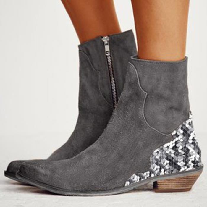 bottes western femme pas cher