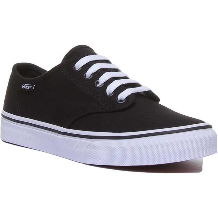 vans noir et blanche femme