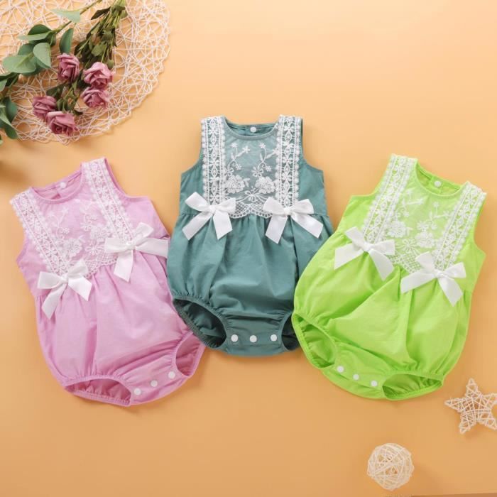 Barboteuse Bébé Pour Fille Et Garçon Sur