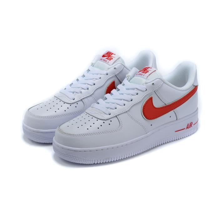 Air force 1 hotsell rouge et blanche femme