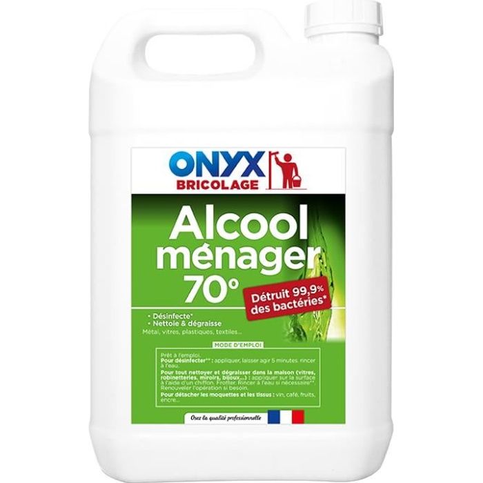 Alcool Ménager 70° Bidon 5L - Produits multi services