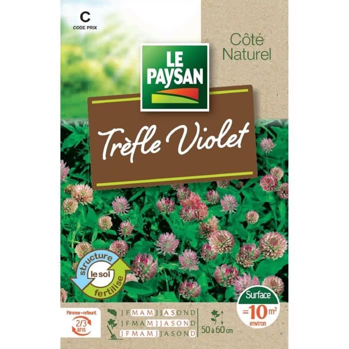 Trifolium Repens L - SEM06 White Clover - Tr/èfle Blanc Nain Huia Non Trait/é 1 gramme Engrais vert - Green manure