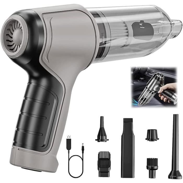 Aspirateur À Main Sans Fil, 11 000 Pa Aspirateur Voiture Sans Fil, 3 En