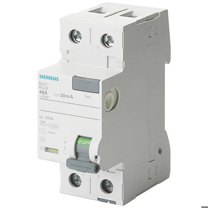 Siemens 5SV33123 5SV3312 3 Interrupteur différentiel F 0. 230 V - vue 3