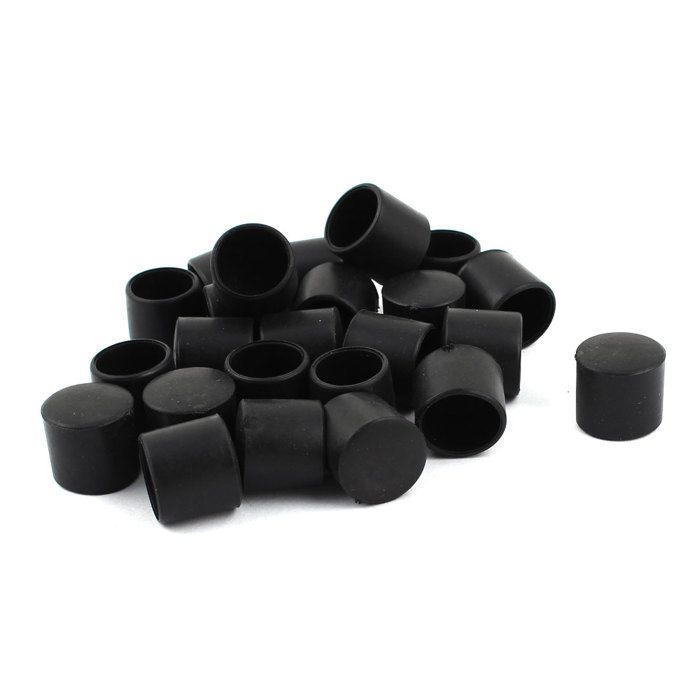 Capuchons De Porte-balais En Carbone Sourcing Map - 17mm OD, 9.5mm ID, Lot De 2 Pièces Noir