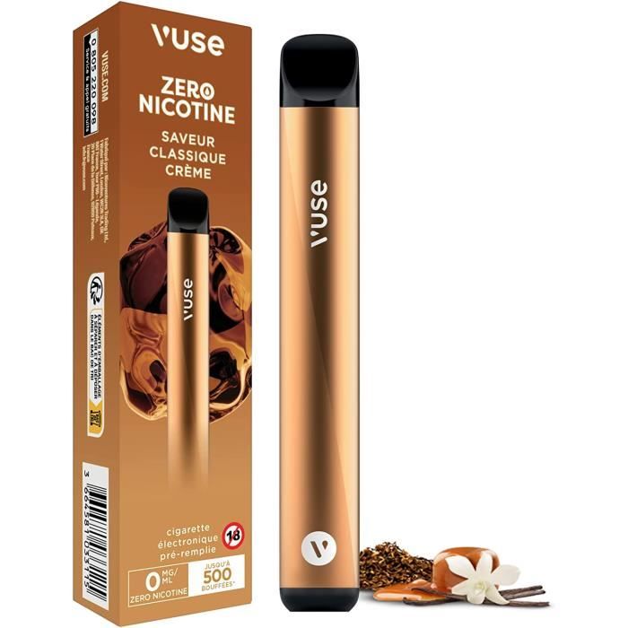 VUSE Puff Jetable Sans Nicotine Cigarette Électronique Saveur