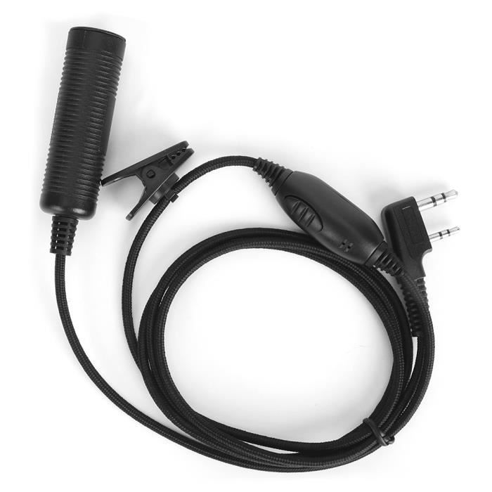 Casque aérien robuste Boom Mic PTT pour Kenwood Puxing Baofeng Radio