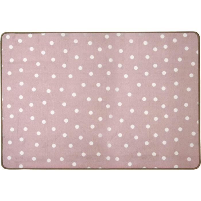 Tapis Enfant Primaflor Ville Rose - 95x200cm Avec Routes Pour Voitures