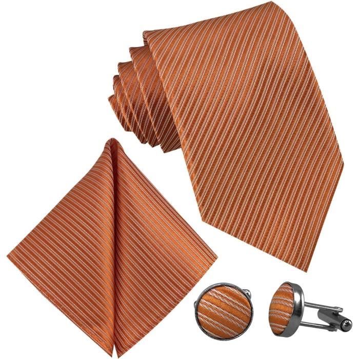 DEARMAMY Boîte à Cravates Pour Homme Avec Fermeture Éclair - Modèle Tendance Uni Noir