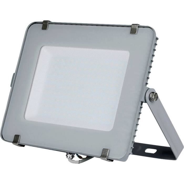 projecteur d'éclairage led - v-tac vt-150 gr - blanc - 3000k - 481 led intégrée - 150 w