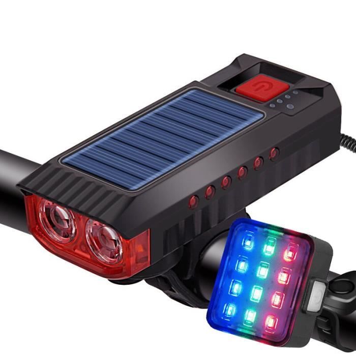 RockBros Lampe Frontale Vélo LED 1000 - Feu Avant VTT Étanche Rechargeable 4500mAh